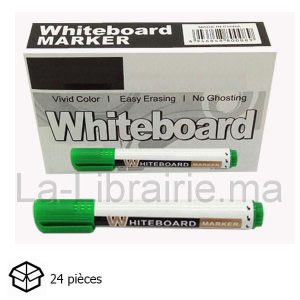 Image du produit Boite 24 marqueurs tableau blanc - Vert