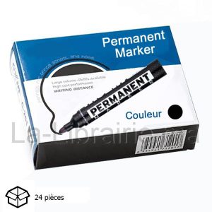 Image du produit Boite 12 marqueurs permanent - Noir