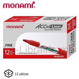 Image du produit Boite 12 feutres tableau rouge - MON AMI Acculiner