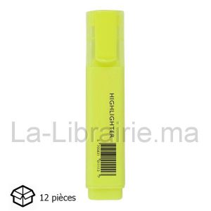 Image du produit Boite 12 fluorescents couleur jaune