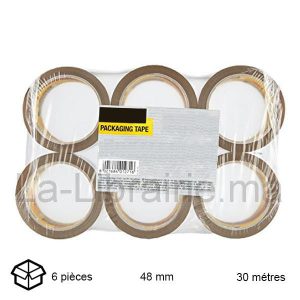 Image du produit Lot de 6 rouleaux adhésifs havane marron
