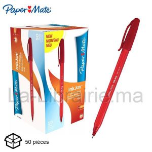 Image du produit Boite 50 stylos à bille rouge - INKJOY