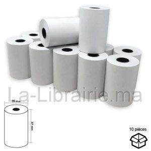 Image du produit 10 Rouleaux papier thermique TPE - 57 x 35 mm