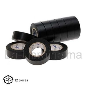 Image du produit Lot de 12 rouleaux scotch noir