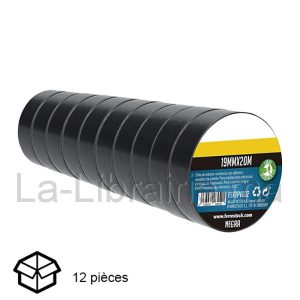 Image du produit Lot de 12 rouleaux scotch Noir