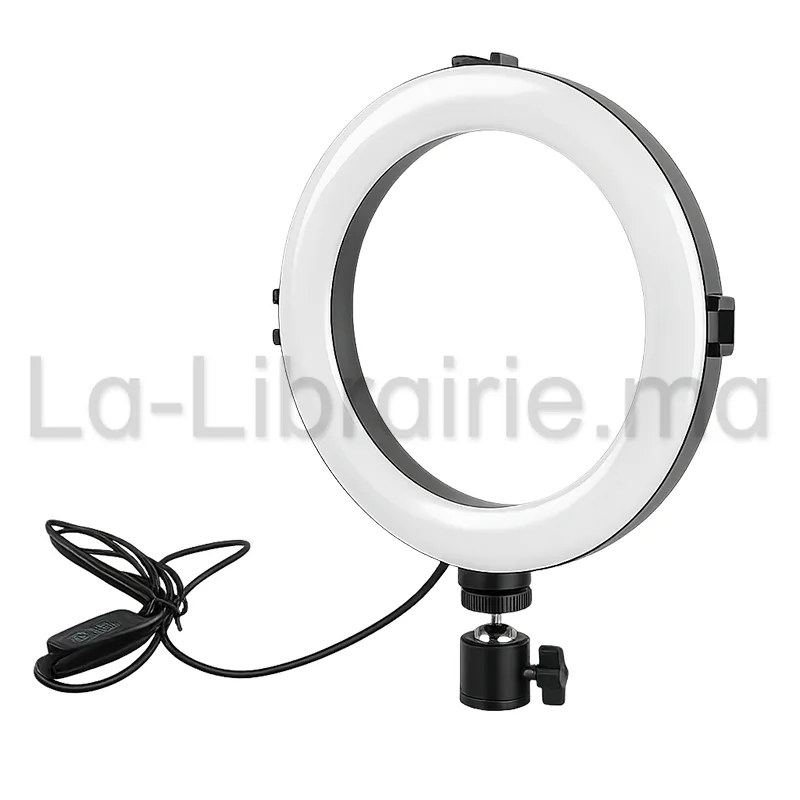 Anneau lumineux Ring Light LED 20 cm