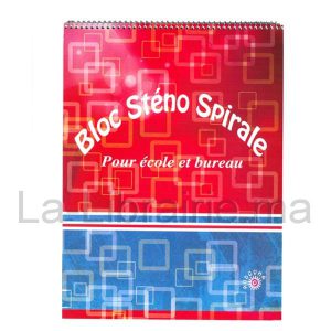 Image du produit Bloc sténo spirale 21 x 29,7 cm - Feuilles lignées