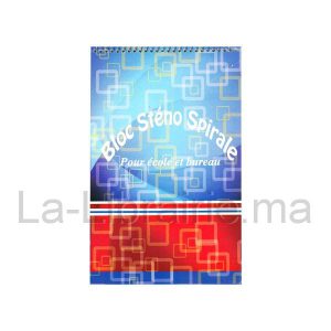 Image du produit Bloc sténo spirale 15 x 21 cm - Feuilles lignées