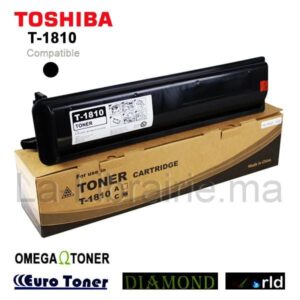 Image du produit Toner TOSHIBA compatible NOIR - T-1810E