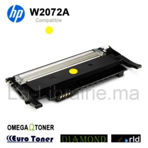 Image du produit Toner HP compatible JAUNE - W2072A
