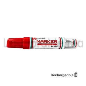 Marqueur tableau rouge E6820 rechargeable et effaçable