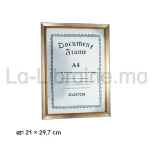 Cadre pour diplôme, certificat ou photo 21 × 29,7 cm A4