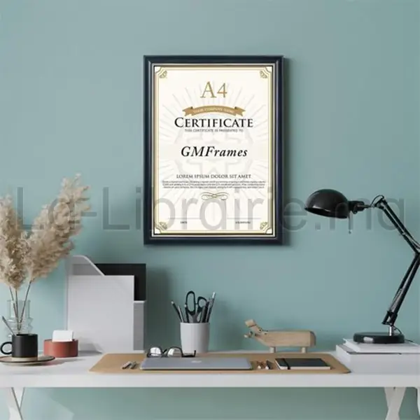 Image du produit Cadre pour diplôme, certificat ou photo - 21×29,7 cm A4