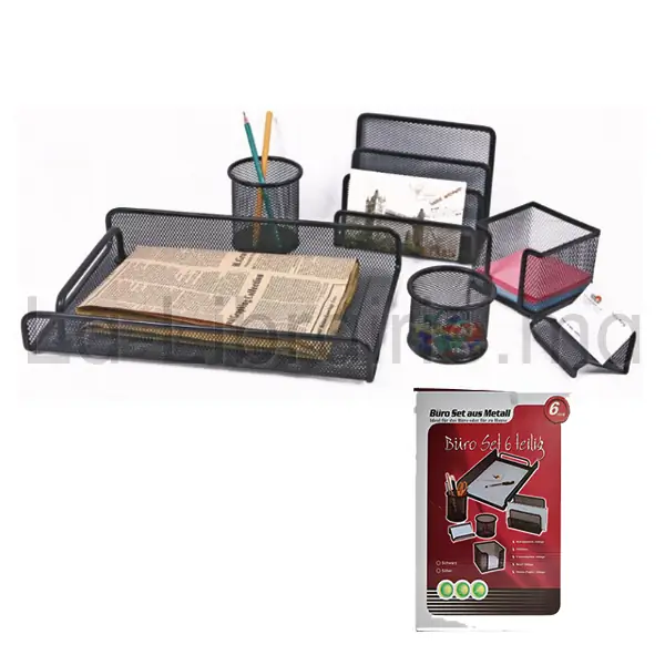 Image du produit Ensemble de bureau en métal set de 6 pièces