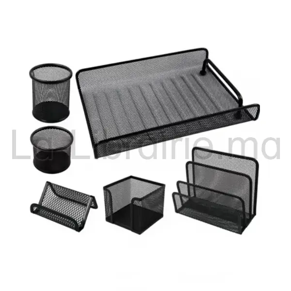 Image du produit Ensemble de bureau en métal set de 6 pièces