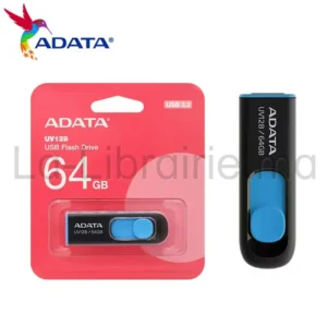 Clé USB ADATA 3.2 – 64 Go pour transferts rapides et usage quotidien.