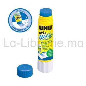 Bâton de colle UHU Stic Magic bleu à l'application