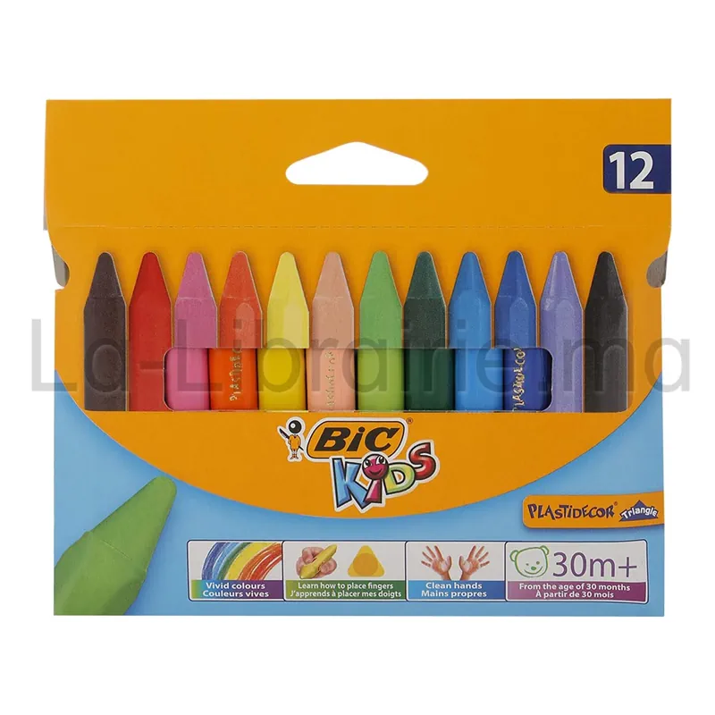 Crayons de cire BIC gros format