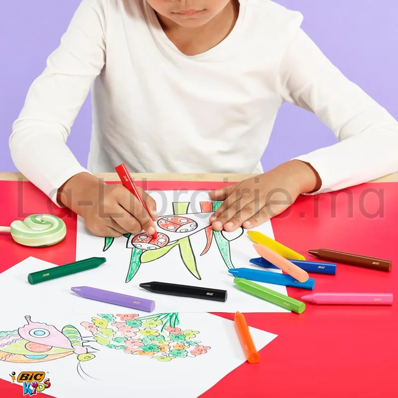 Crayons de cire BIC gros format