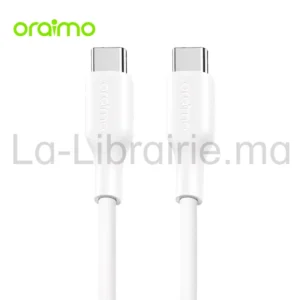 câble USB-C vers USB-C Oraimo OCD-114CC