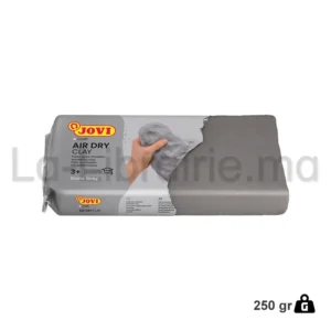 Pâte à modeler Jovi Air Dry Clay Stone Grey de 250 g, gris pierre