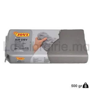 Pâte à modeler Jovi Air Dry Clay Stone Grey de 500 g, gris pierre