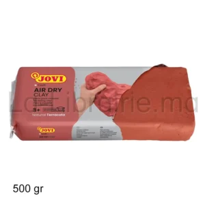 Pâte à modeler Jovi Air Dry Clay Natural Terracotta de 500 g
