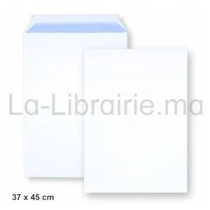 Enveloppe blanche grand format 37 x 45 cm