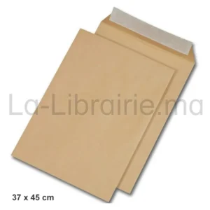 Enveloppe jaune grand format 37 x 45 cm