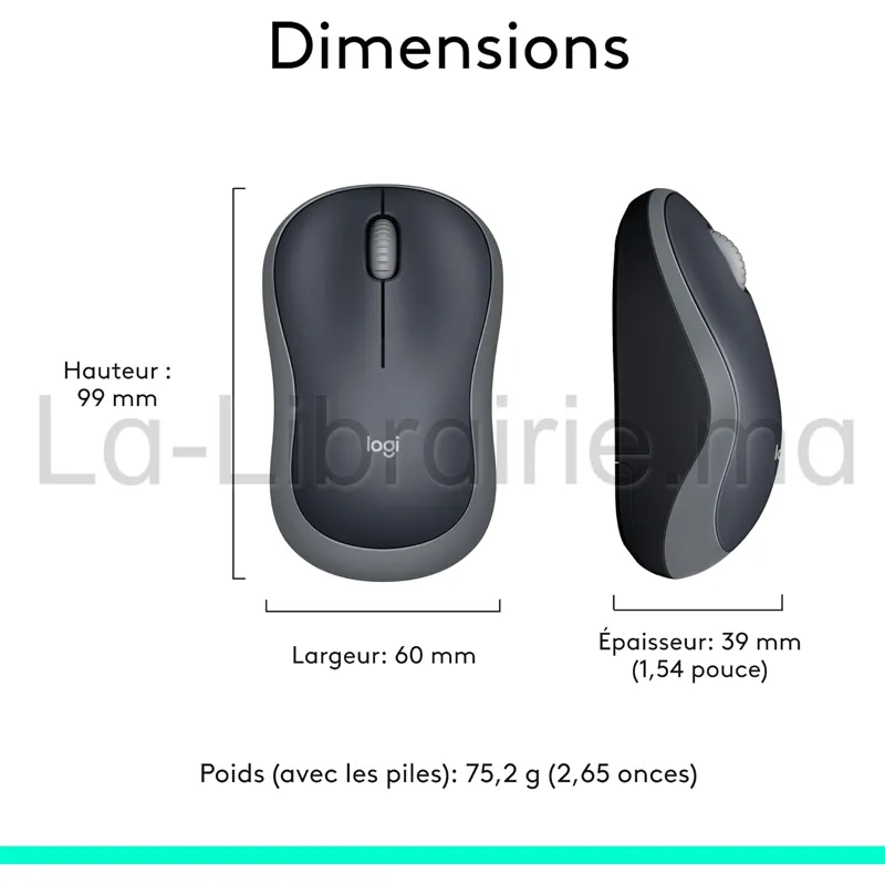 Souris sans fil Logitech M185