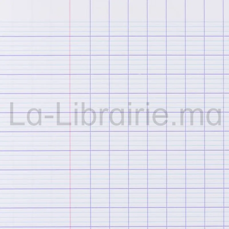 Cahier scolaire 144 pages grands carreaux (séyès) au format 17 x 22 cm