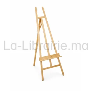 Chevalet de peinture en bois naturel pliable
