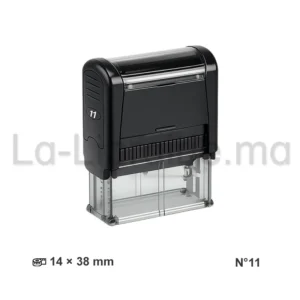 Cachet N°11 format 14 × 38 mm