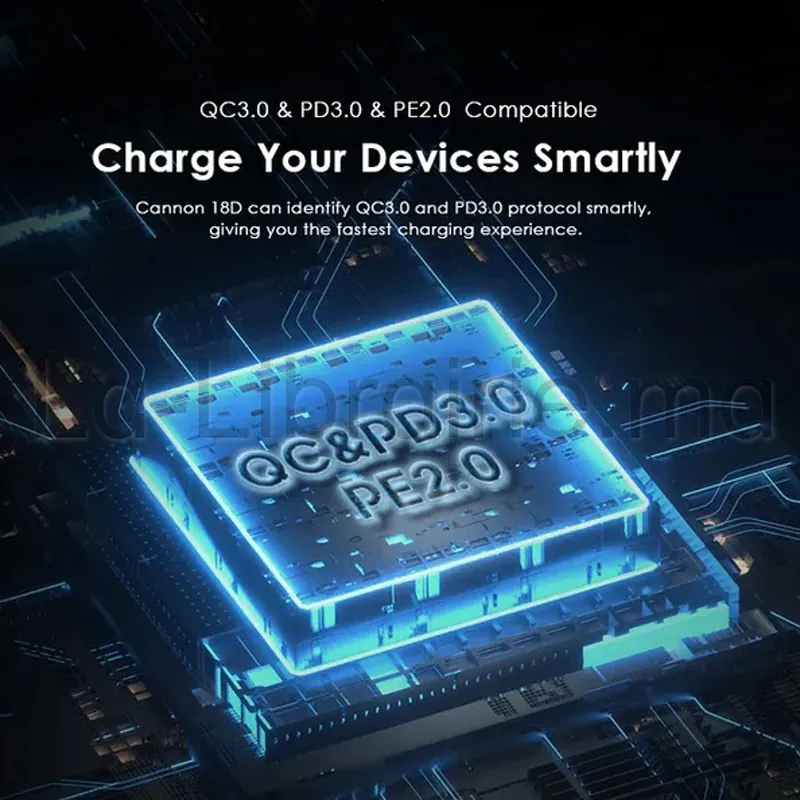 Chargeur rapide Oraimo Cannon 18D OCW5183EL noir 18W