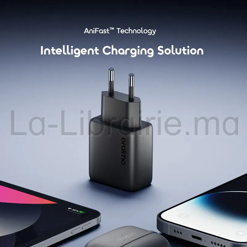 Chargeur GaN ultra rapide 25W Oraimo OCW5251E PowerGaN 251