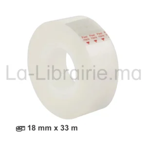 Ruban adhésif transparent Crystal 18 mm x 33 m