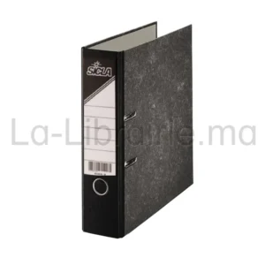 Classeur à levier A4 noir nuageux SICLA