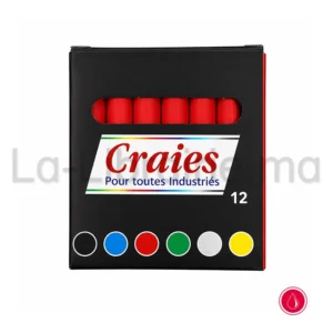 Craies industrielles rouges