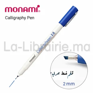 Stylo feutre calligraphy bleu 2 mm MON AMI