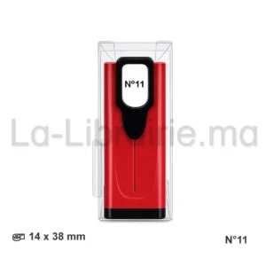 Cachet stylo auto-encreur N°11 format 14 x 38 mm