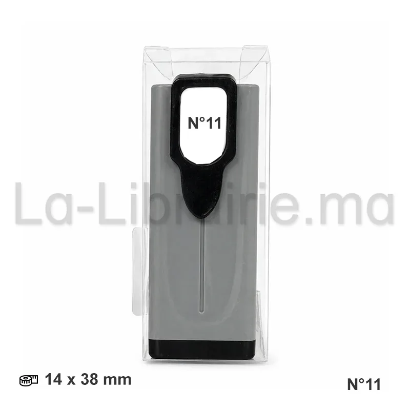 Cachet stylo auto-encreur N°11 format 14 x 38 mm