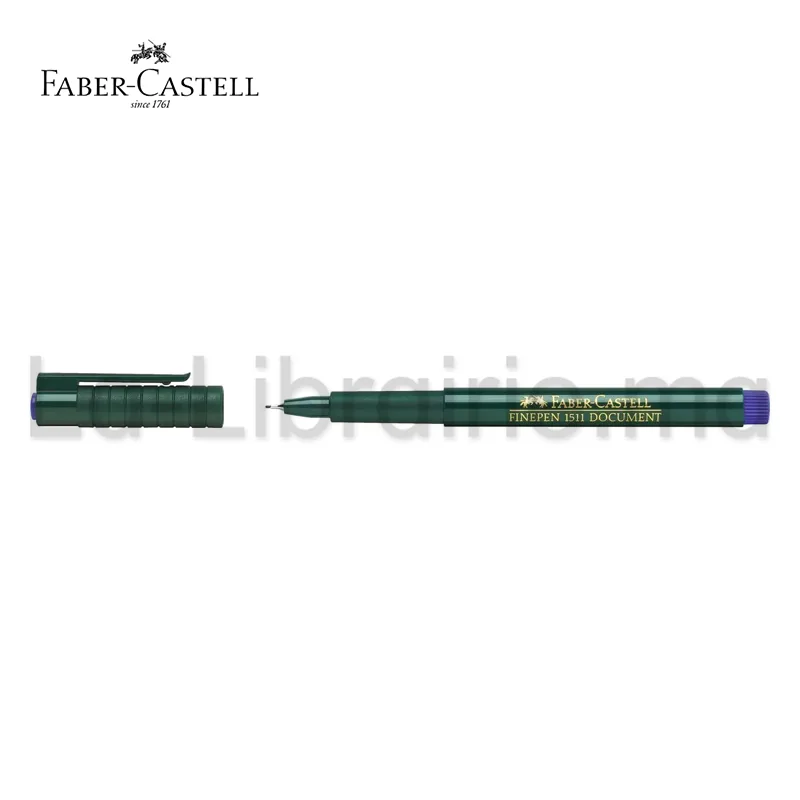 Feutre bleu Faber-Castell Finepen 1511 documents 0,4 mm