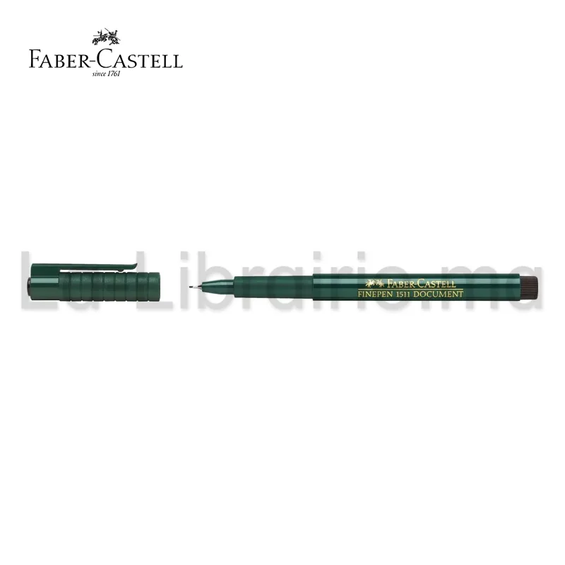 Feutre noir Faber-Castell Finepen 1511 documents 0,4 mm