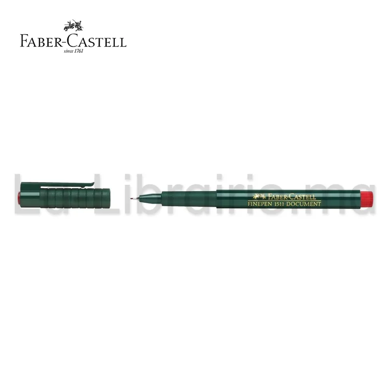 Feutre rouge Faber-Castell Finepen 1511 documents 0,4 mm