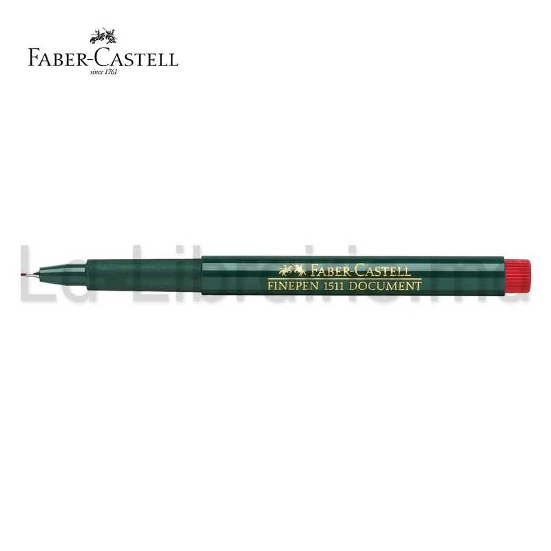 Feutre rouge Faber-Castell Finepen 1511 documents 0,4 mm