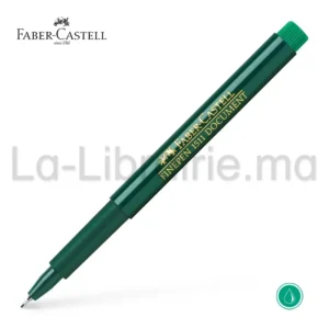 Feutre vert Faber-Castell Finepen 1511 documents 0,4 mm