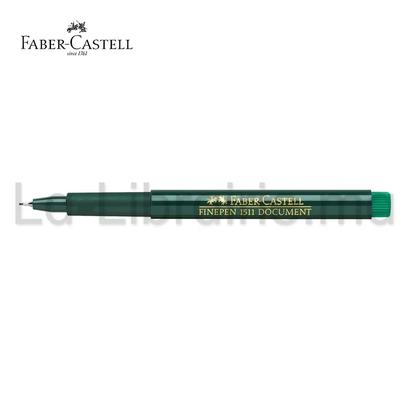 Feutre vert Faber-Castell Finepen 1511 documents 0,4 mm