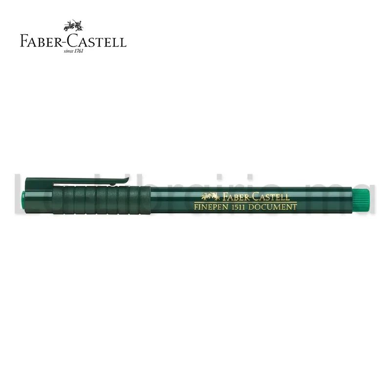 Feutre vert Faber-Castell Finepen 1511 documents 0,4 mm