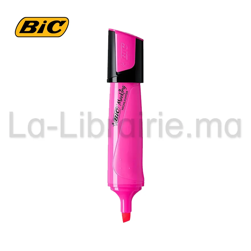 Surligneur rose BIC
