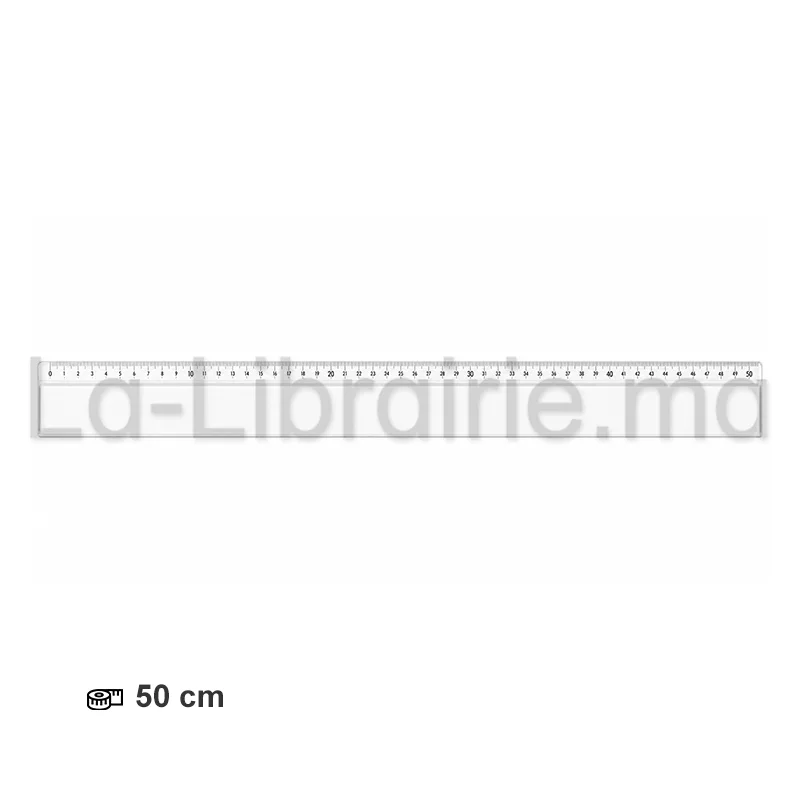 Règle en plastique 50 cm
